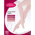 White - Side - Silky Womens-Ladies Full Foot Dance Ballet Tights (1 Pair)