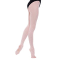 White - Front - Silky Womens-Ladies Full Foot Dance Ballet Tights (1 Pair)