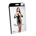 Black - Back - Cindylove Womens-Ladies Amber Bodystocking