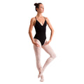 Theatrical Pink - Front - Silky Dance Girls High Performance Convertible Toe Dance Tights