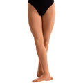 Tan - Front - Silky Dance Womens-Ladies High Performance Convertible Toe Dance Tights