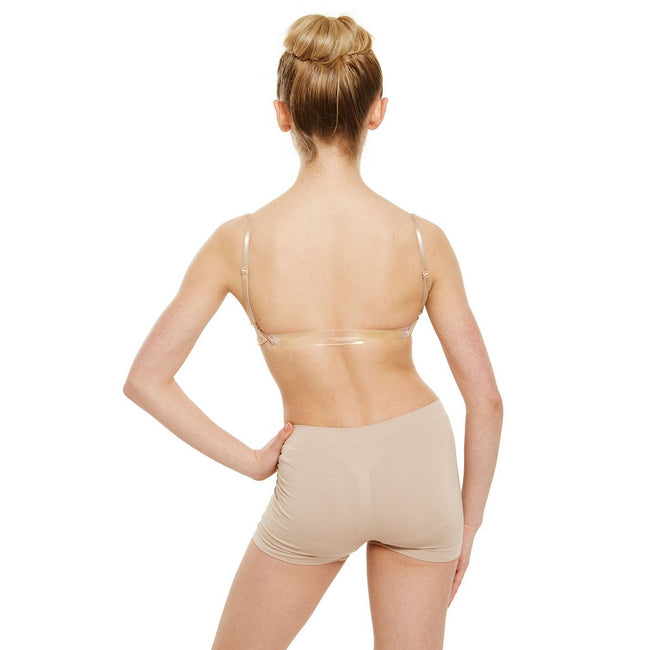 Nude - Back - Silky Dance Womens-Ladies Clear Back Padded Bra