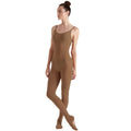 Mocha Brown - Front - Silky Dance Womens-Ladies Convertible Toe Dance Tights