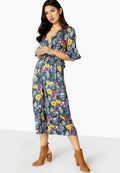 Blue - Pack Shot - Girls On Film Womens-Ladies Bittersweet Wrap Jumpsuit