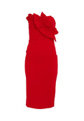 Red - Front - Girls On Film Womens-Ladies Halcyon Frill Bandeau Dress
