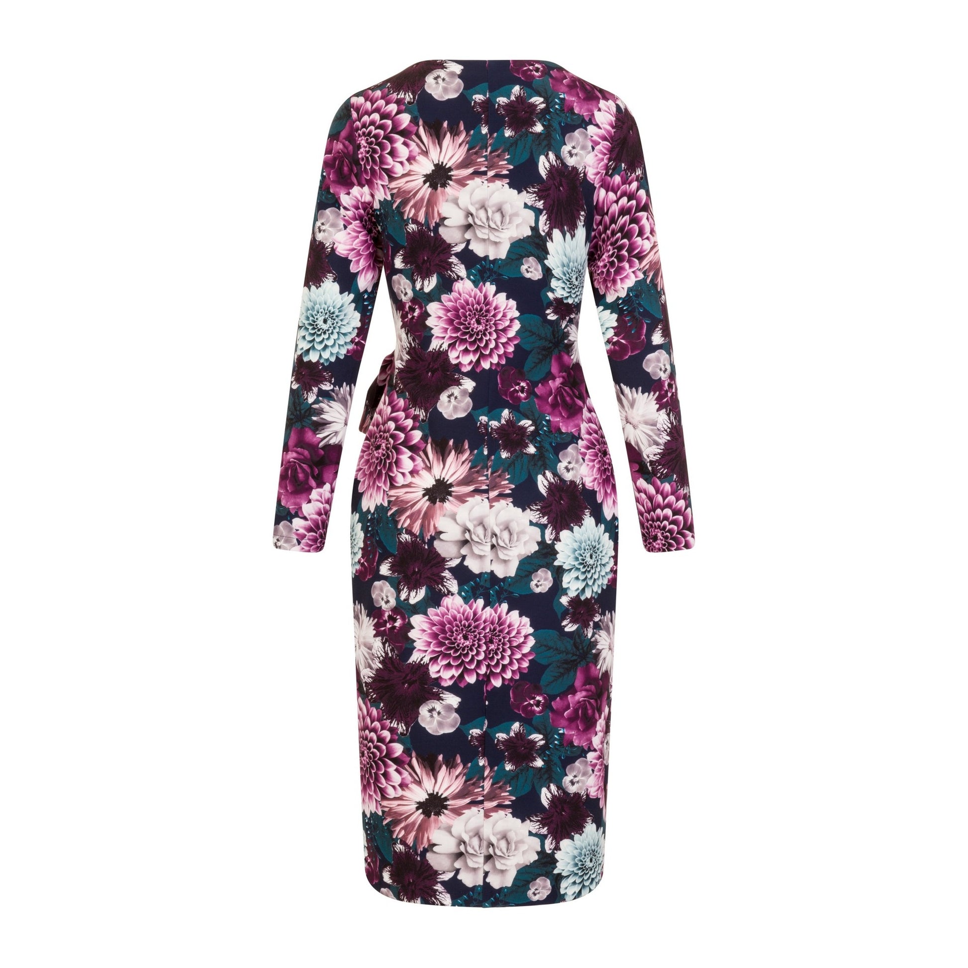 Floral - Back - Paper Dolls Womens-Ladies Paxton Wrap Dress