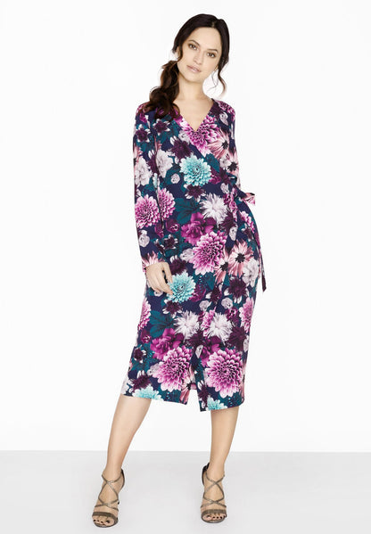 Floral - Pack Shot - Paper Dolls Womens-Ladies Paxton Wrap Dress