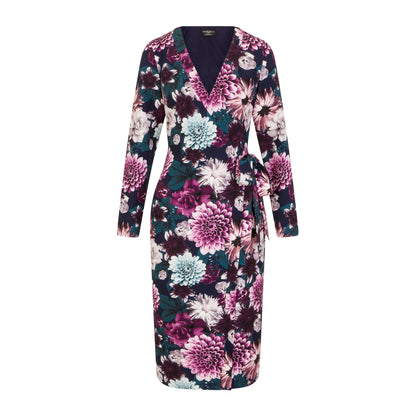 Floral - Front - Paper Dolls Womens-Ladies Paxton Wrap Dress