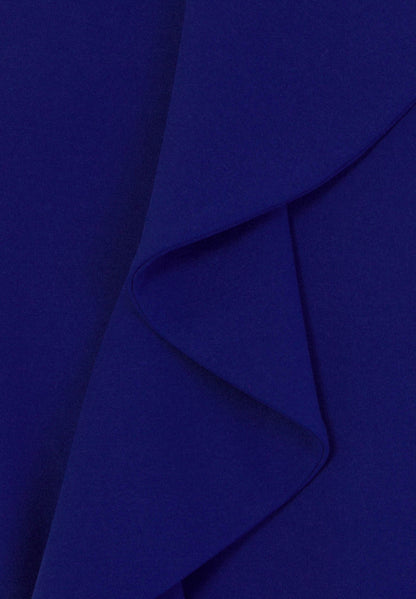 Cobalt Blue - Side - Paper Dolls Womens-Ladies Kempsey Frill Front Shift Dress