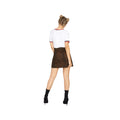 Leopard Print - Pack Shot - Girls On Film Womens-Ladies Ronnie Leopard Denim Skirt