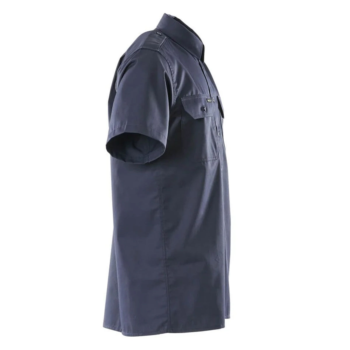Navy - Back - Mascot Mens Crossover Work Shirt