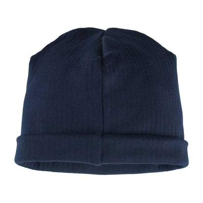 Navy - Back - Mascot Mens Complete Visby Knitted Beanie