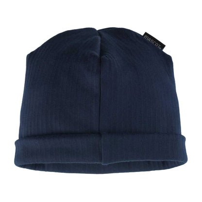Navy - Front - Mascot Mens Complete Visby Knitted Beanie