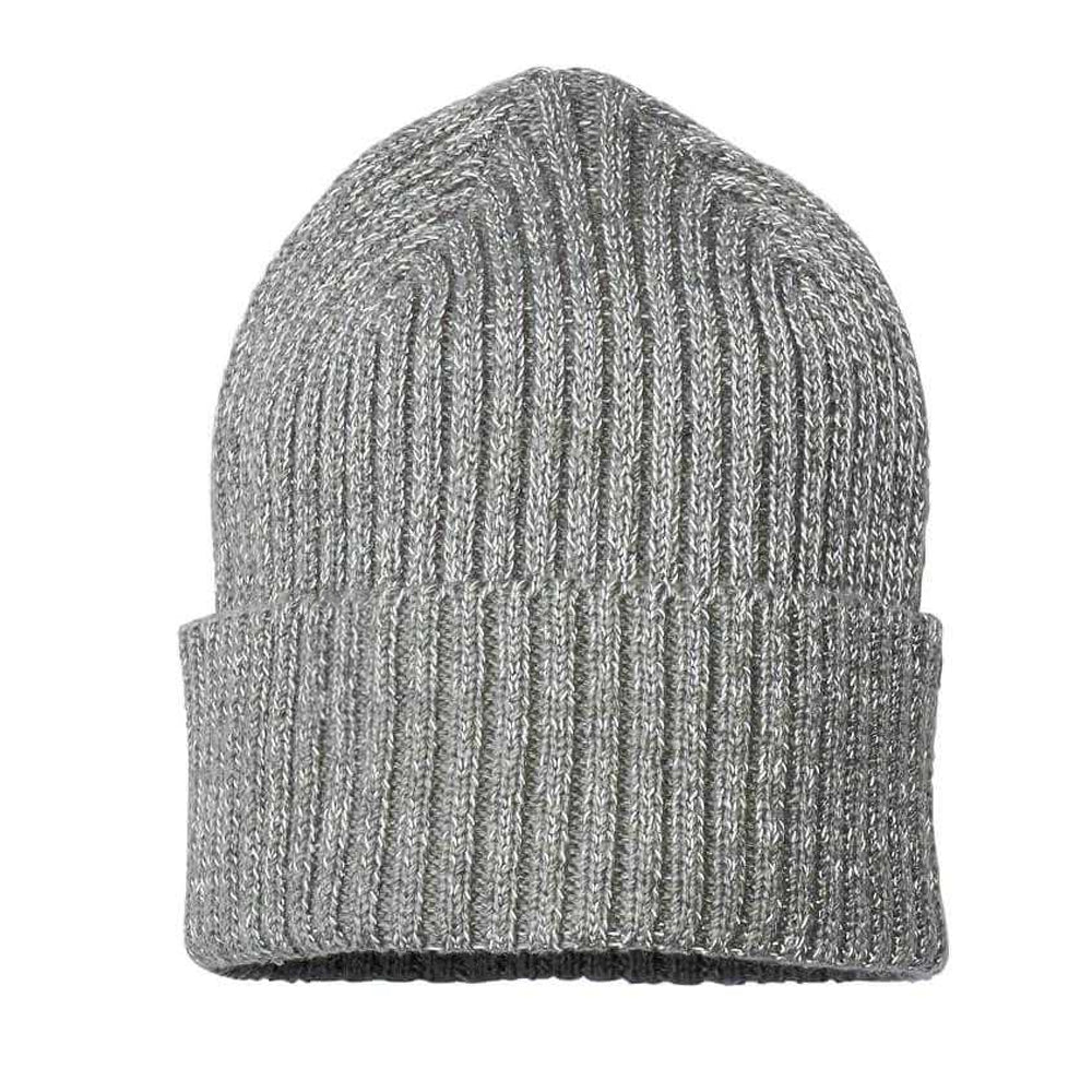 Silver - Back - Mascot Unisex Adult Complete Knitted Beanie