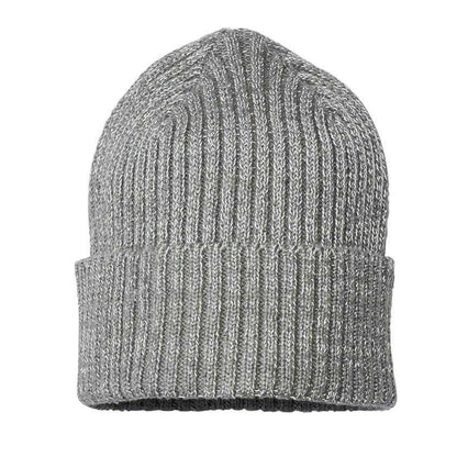 Silver - Back - Mascot Unisex Adult Complete Knitted Beanie