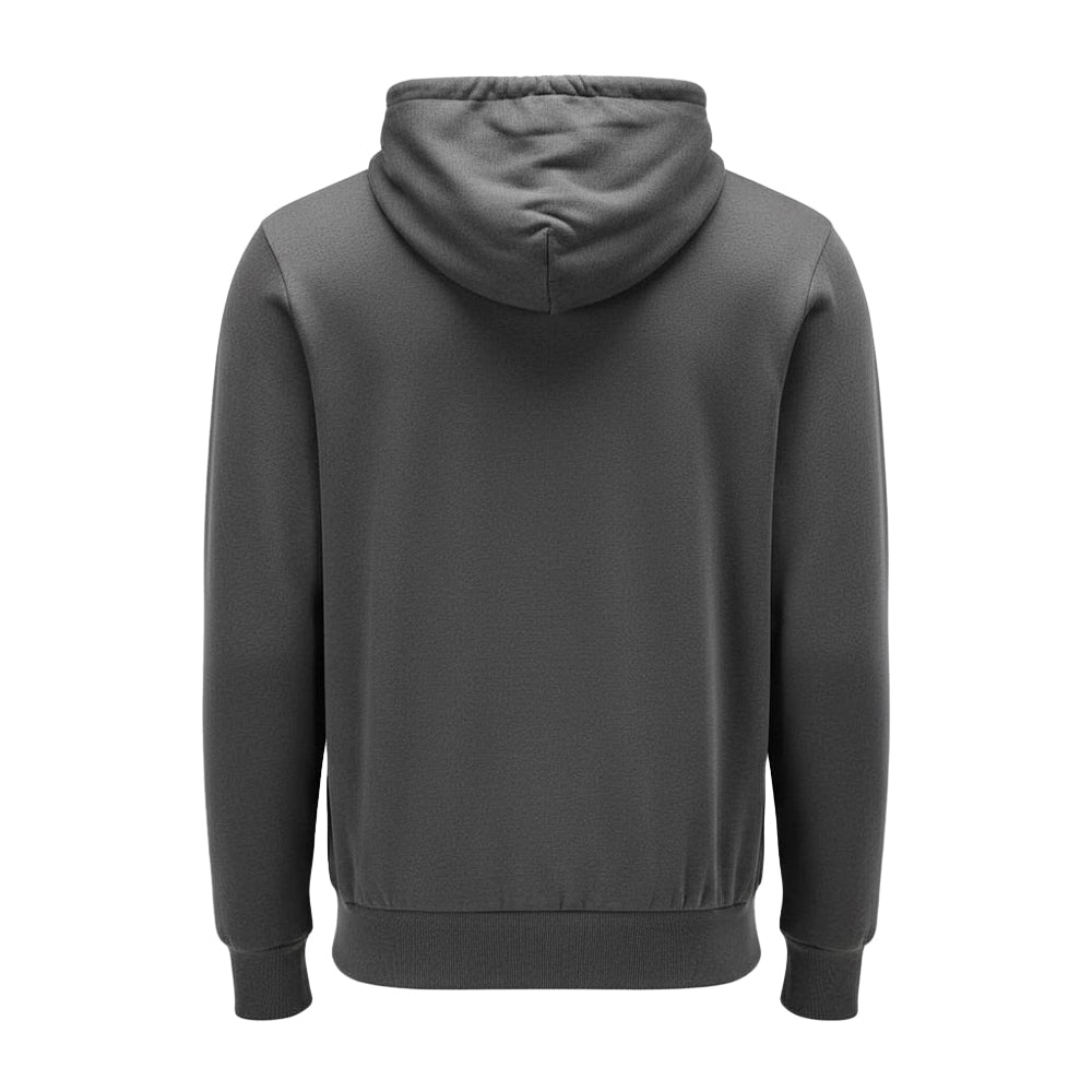 Stone Grey - Back - Mascot Mens Hoodie