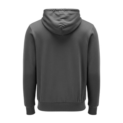 Stone Grey - Back - Mascot Mens Hoodie