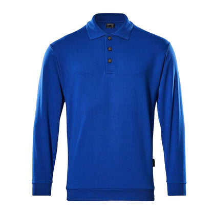 Royal Blue - Front - Mascot Mens Trinidad Crossover Polo Sweatshirt
