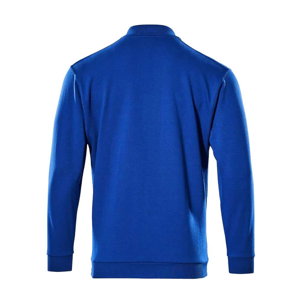 Royal Blue - Back - Mascot Mens Trinidad Crossover Polo Sweatshirt