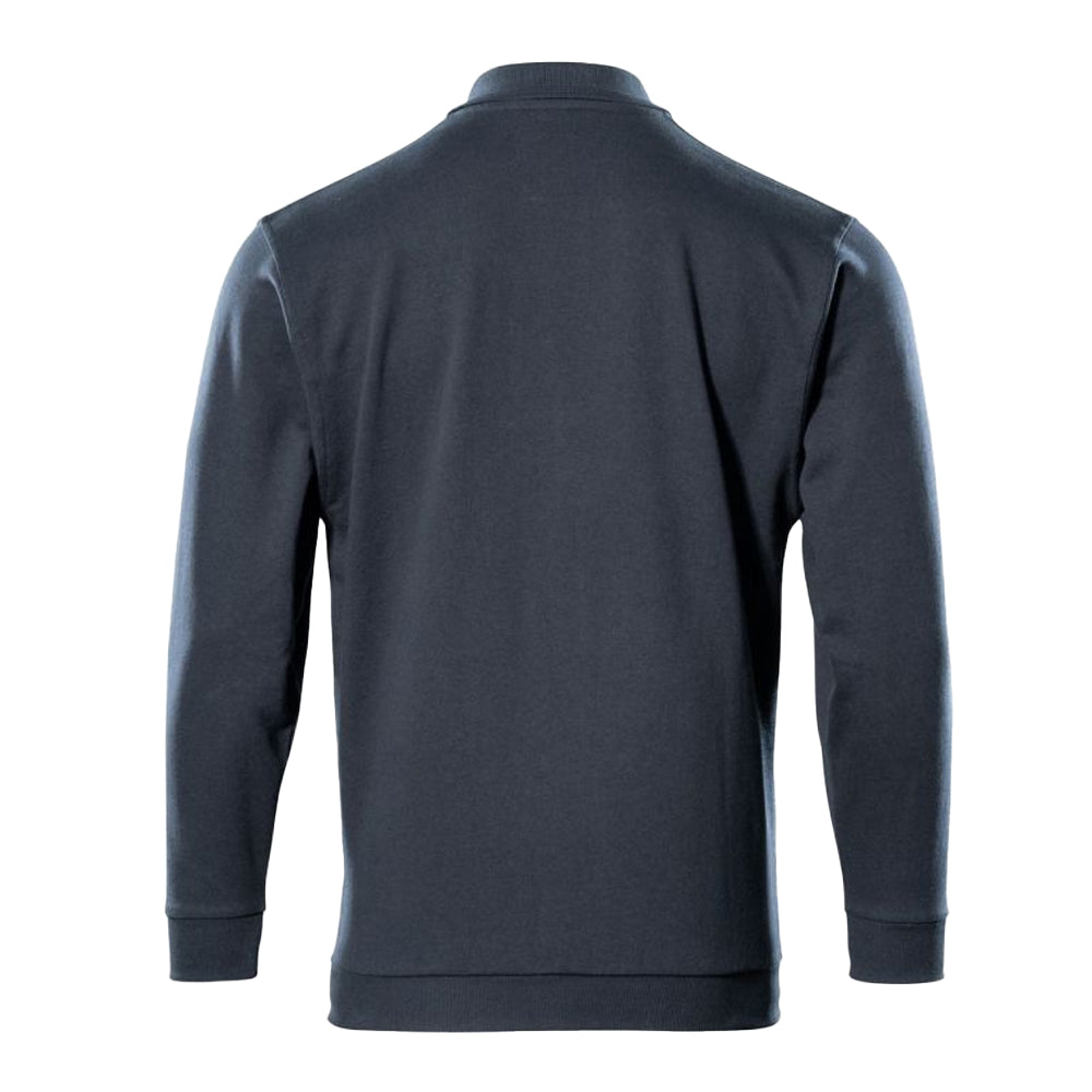 Dark Anthracite - Back - Mascot Mens Trinidad Crossover Polo Sweatshirt