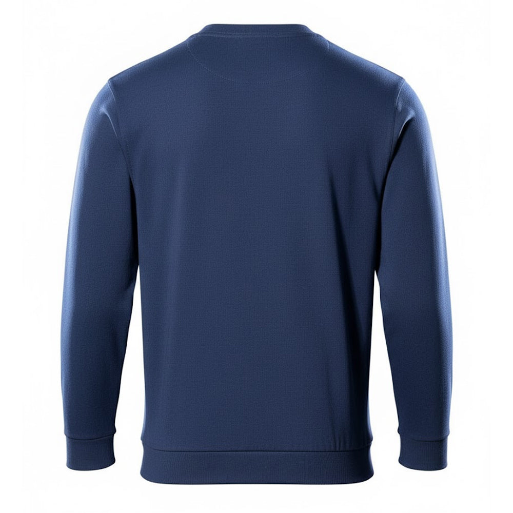 Navy - Back - Mascot Mens Crossover Caribien Sweatshirt