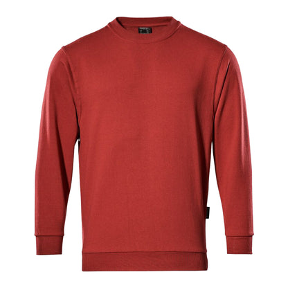 Red - Front - Mascot Mens Crossover Caribien Sweatshirt