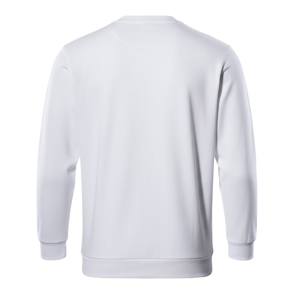 White - Back - Mascot Mens Crossover Caribien Sweatshirt
