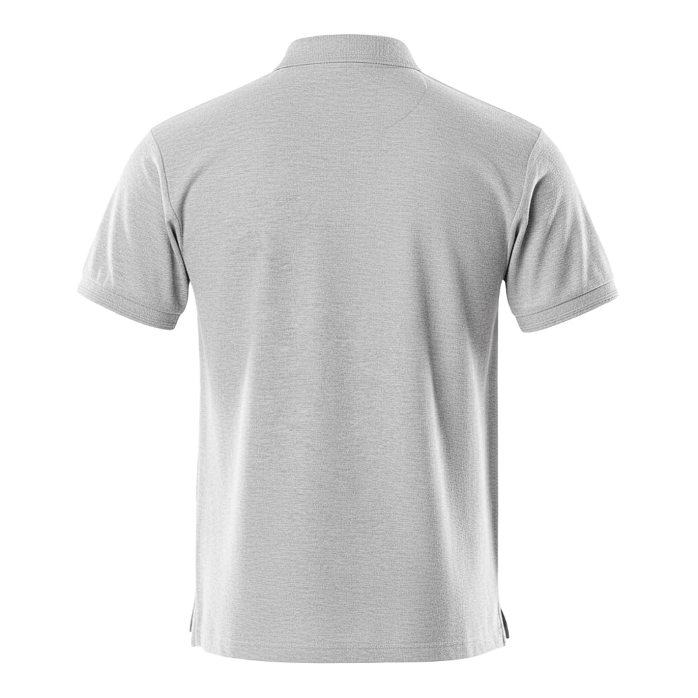 Grey - Back - Mascot Mens Borneo Crossover Polo Shirt