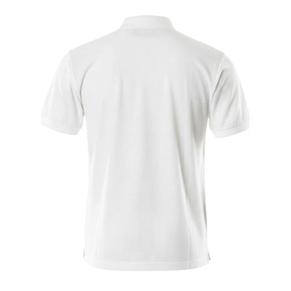 White - Back - Mascot Mens Borneo Crossover Polo Shirt