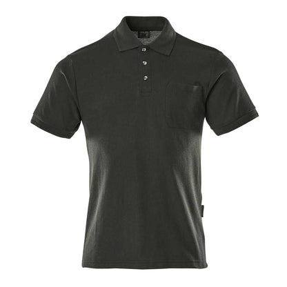 Black - Front - Mascot Mens Borneo Crossover Polo Shirt