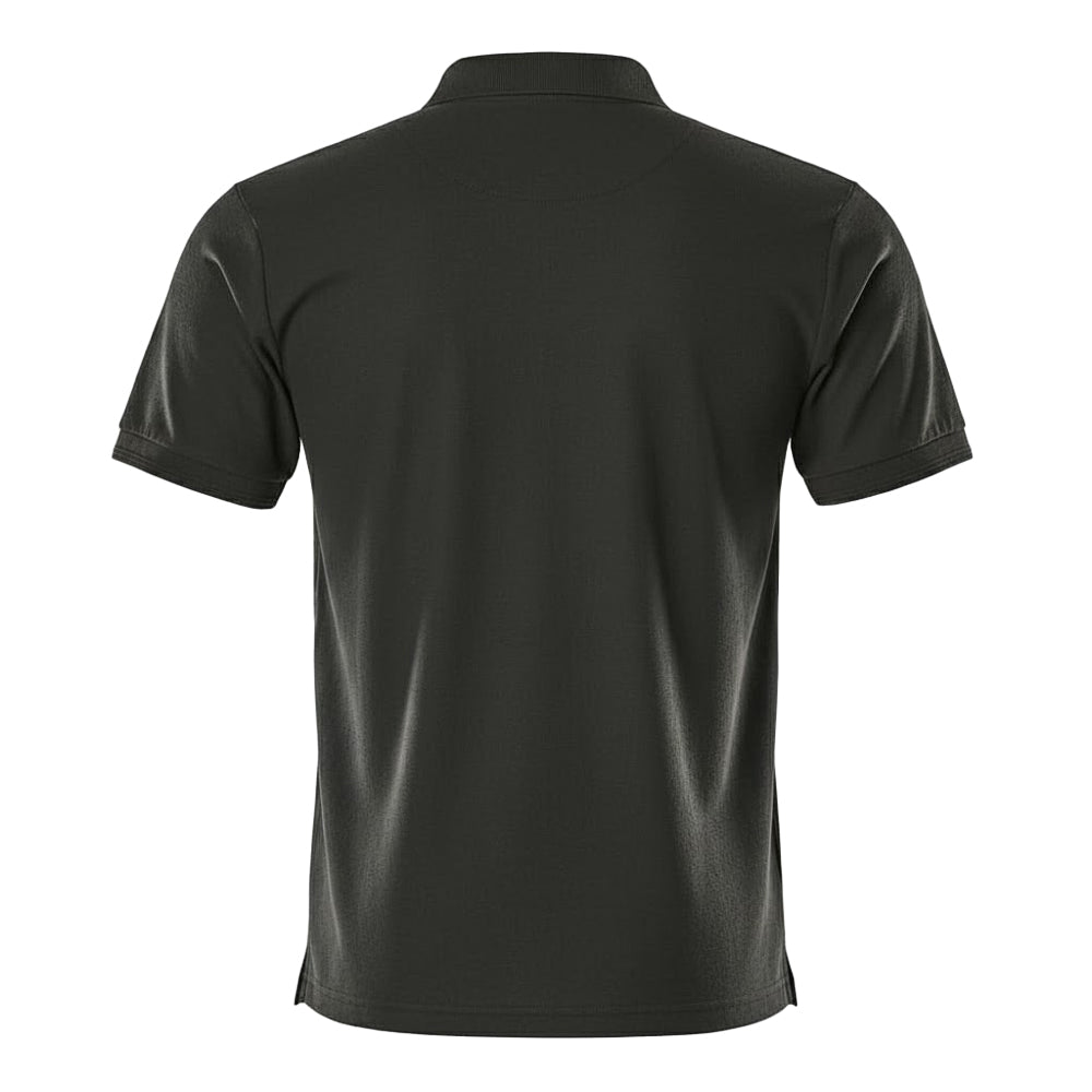 Black - Back - Mascot Mens Borneo Crossover Polo Shirt