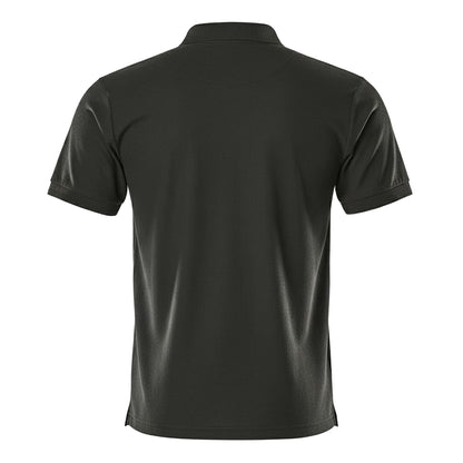 Black - Back - Mascot Mens Borneo Crossover Polo Shirt