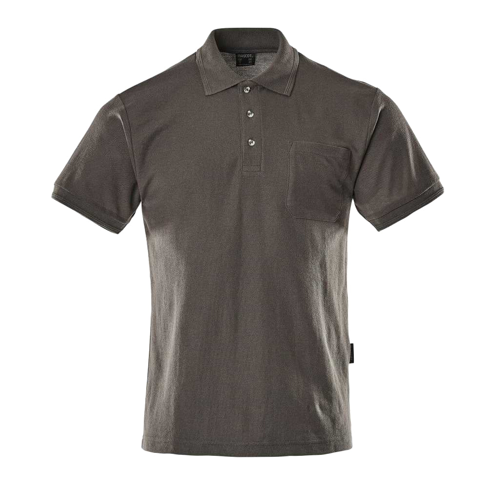 Dark Anthracite - Front - Mascot Mens Borneo Crossover Polo Shirt