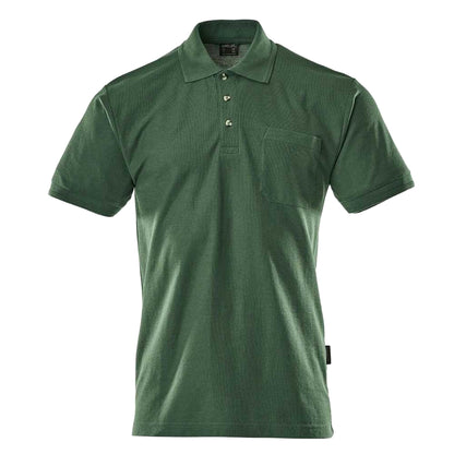 Green - Front - Mascot Mens Borneo Crossover Polo Shirt