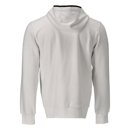 White - Back - Mascot Unisex Adult Plain Full Zip Hoodie
