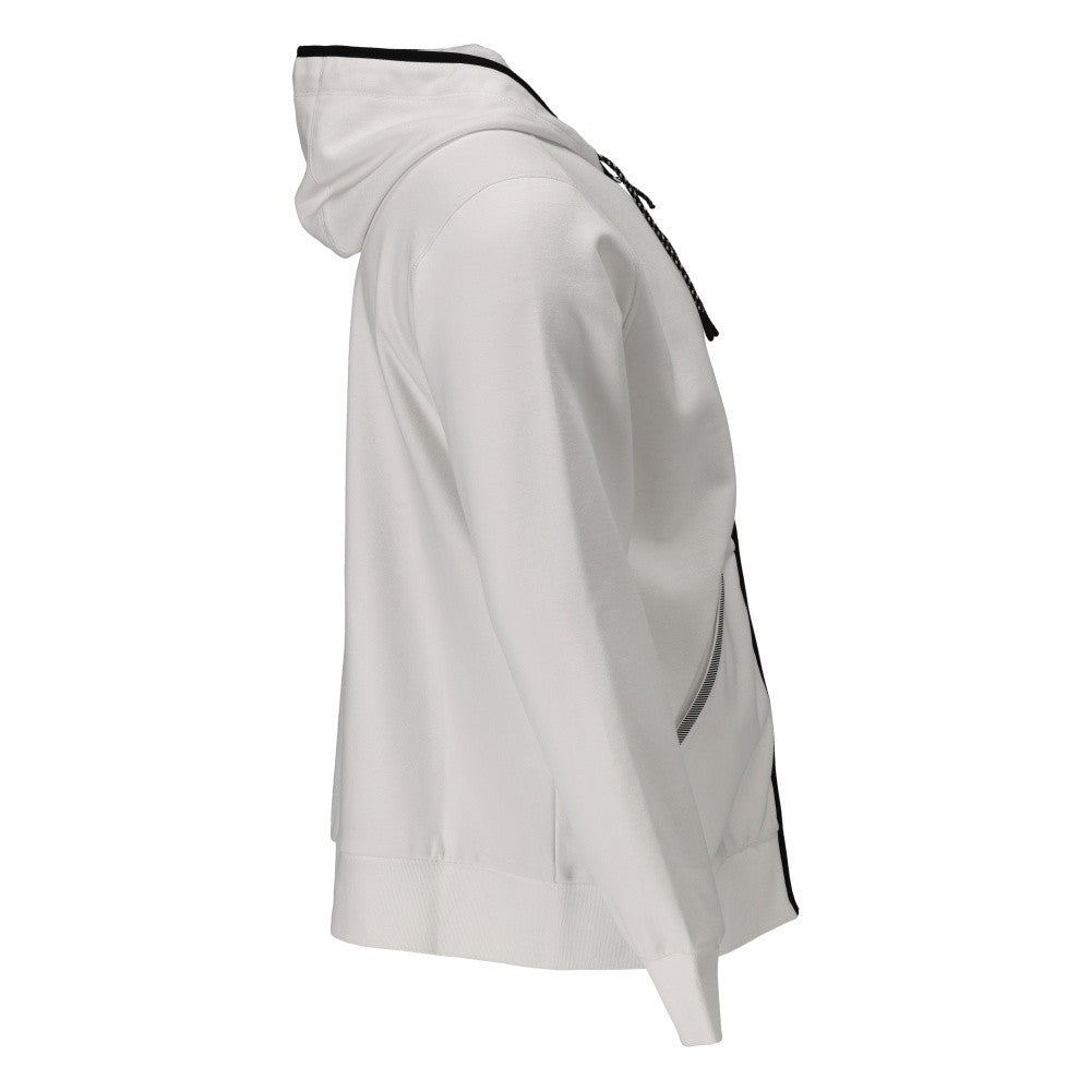 White - Side - Mascot Unisex Adult Plain Full Zip Hoodie