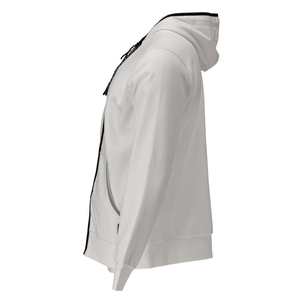 White - Lifestyle - Mascot Unisex Adult Plain Full Zip Hoodie