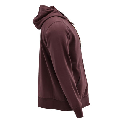 Bordeaux - Side - Mascot Unisex Adult Plain Full Zip Hoodie