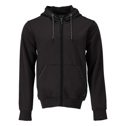 Black - Front - Mascot Unisex Adult Plain Full Zip Hoodie