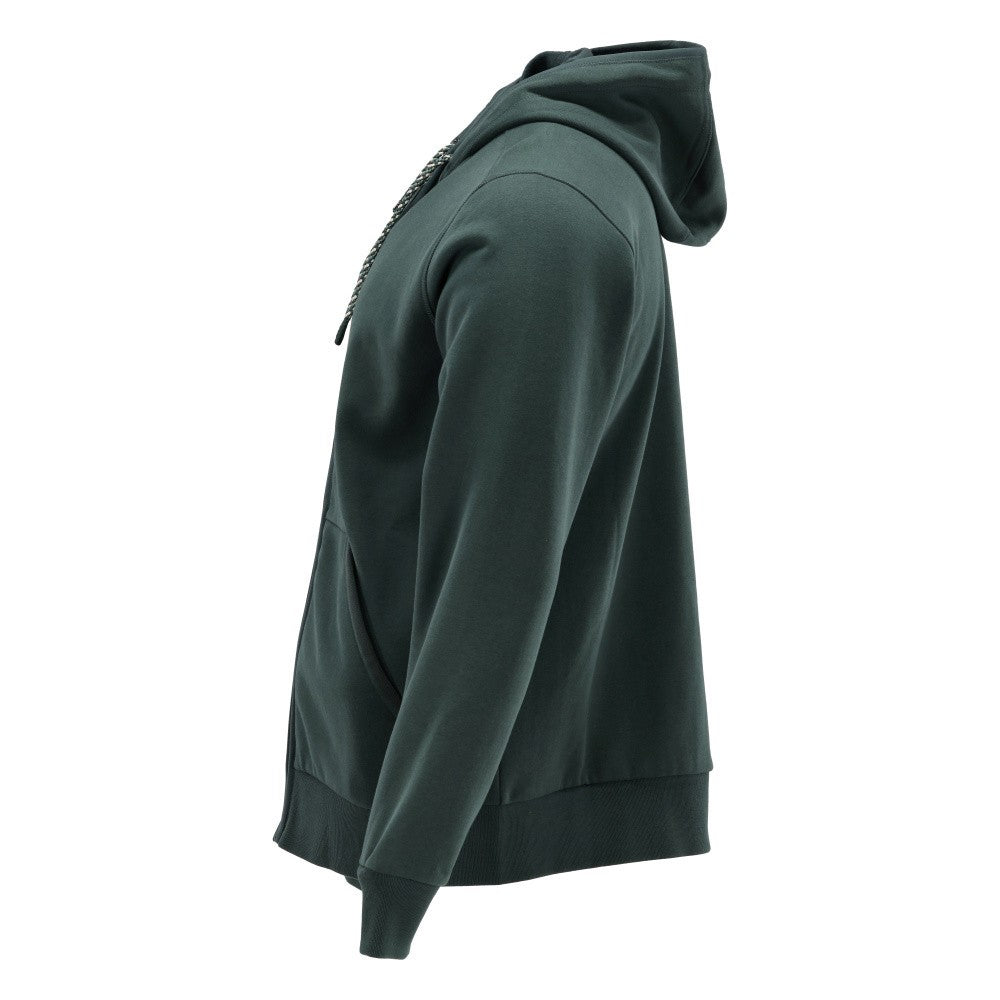 Forest Green - Lifestyle - Mascot Unisex Adult Plain Full Zip Hoodie