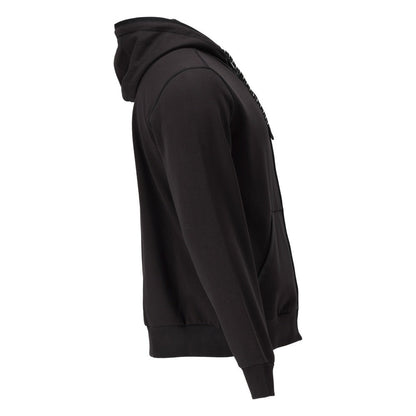 Black - Side - Mascot Unisex Adult Plain Full Zip Hoodie
