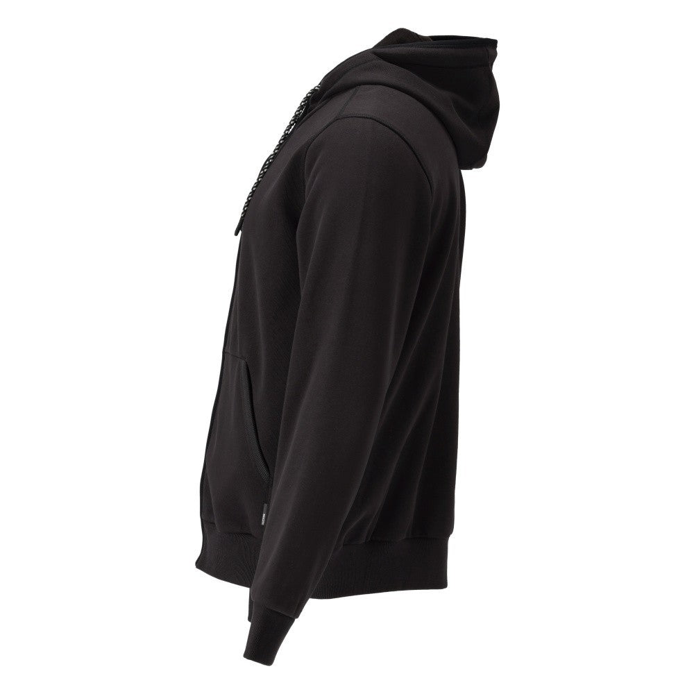 Black - Lifestyle - Mascot Unisex Adult Plain Full Zip Hoodie