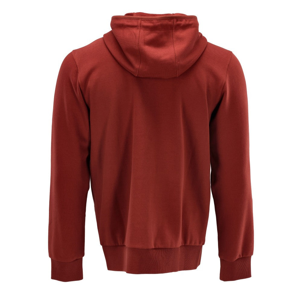 Autumn Red - Back - Mascot Unisex Adult Plain Full Zip Hoodie