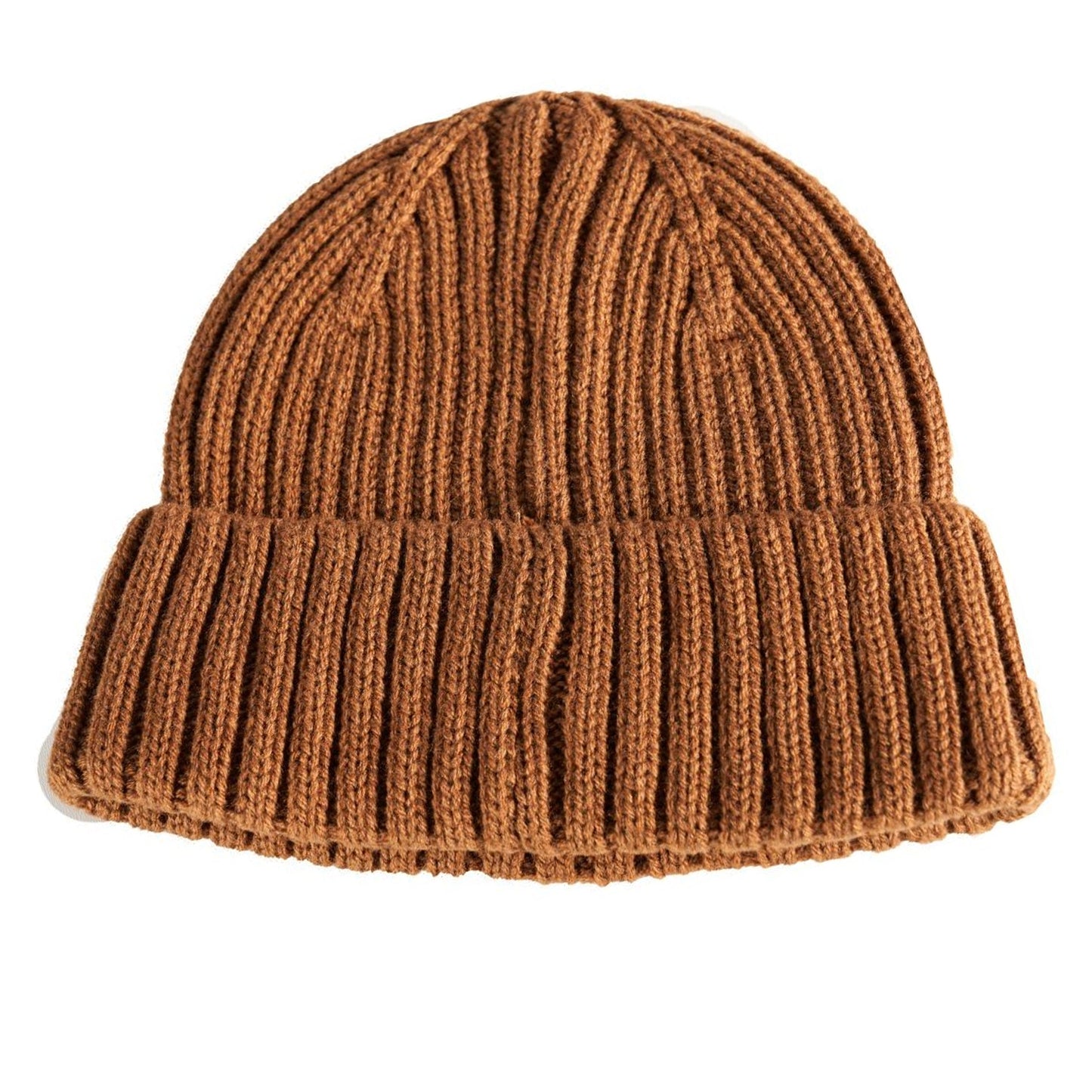 Nut Brown - Front - Mascot Plain Beanie