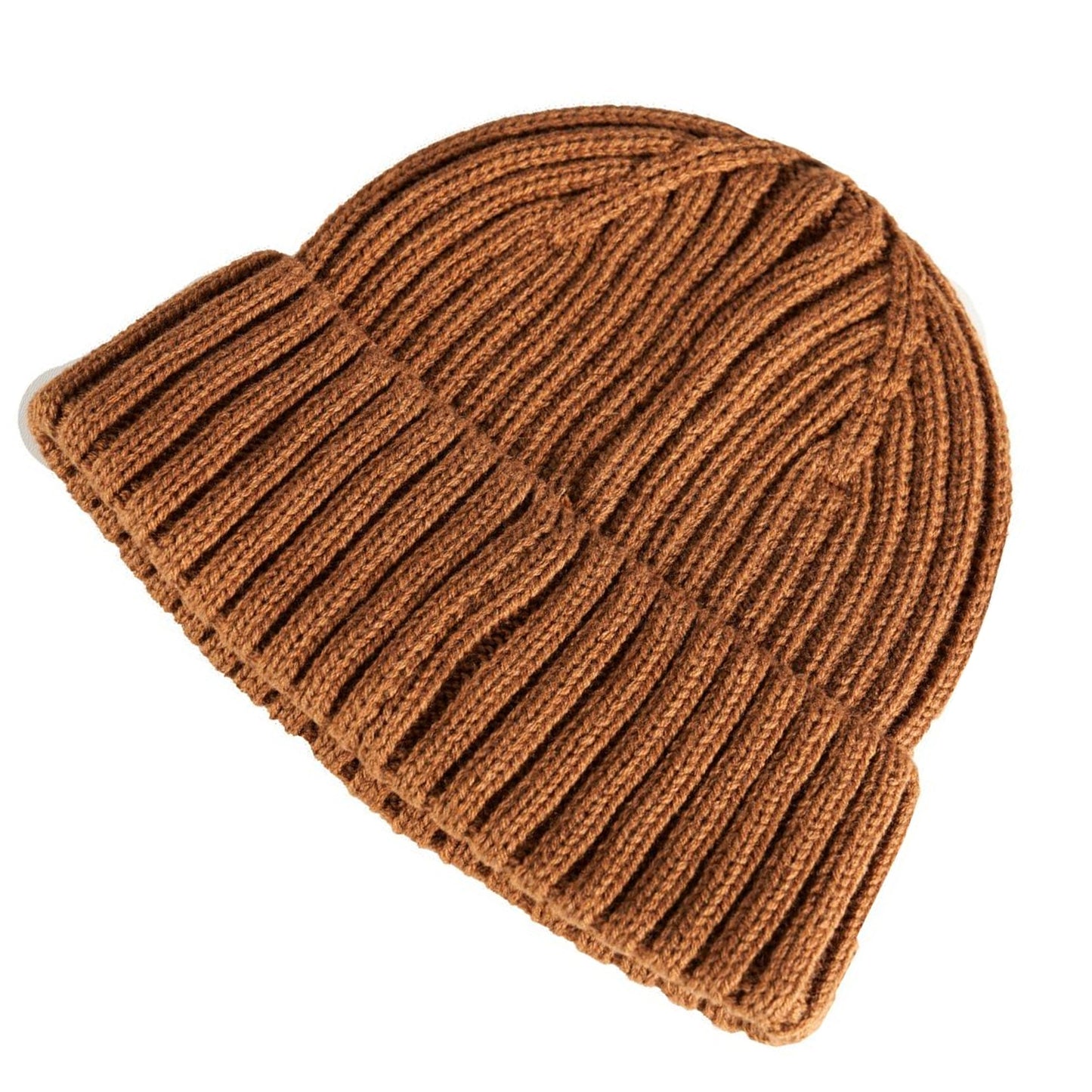 Nut Brown - Back - Mascot Plain Beanie