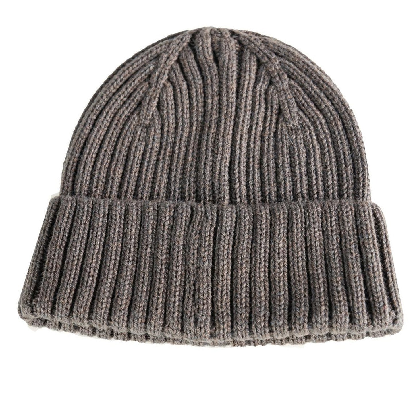 Stone Grey - Front - Mascot Plain Beanie