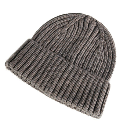 Stone Grey - Back - Mascot Plain Beanie