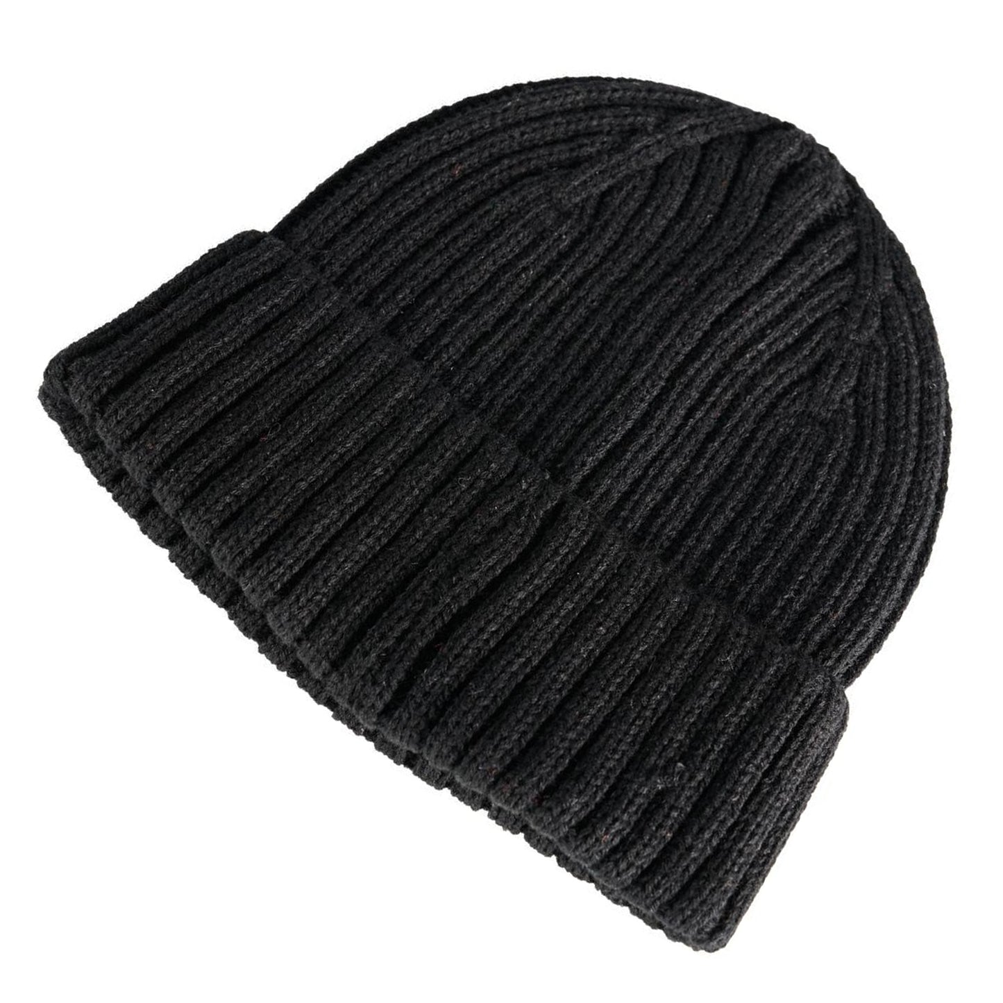 Black - Back - Mascot Plain Beanie