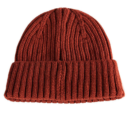 Autumn Red - Front - Mascot Plain Beanie