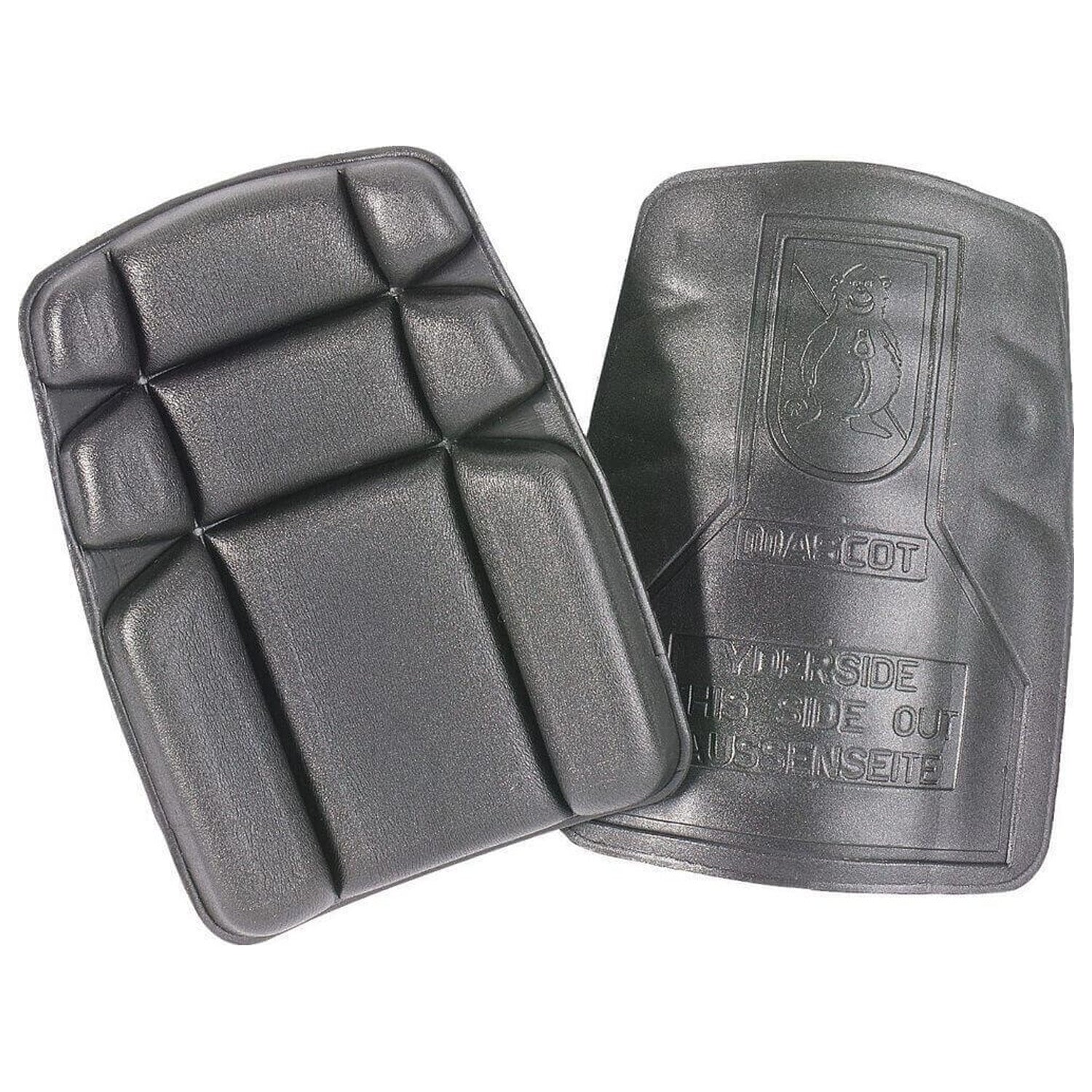 Grey - Back - Mascot Knee Pads